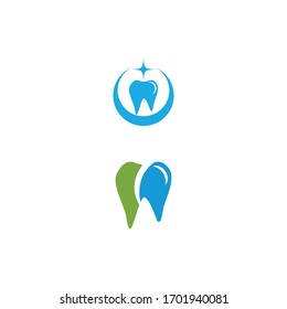Zahnliches Logo Vorlage Vektorillustration Illustration Symbol Design