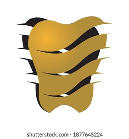 Dental logo Template vector illustration design. Dental Clinic Logo Teeth abstract design vector template.