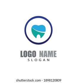Logo dental Diseño de iconos de ilustraciones vectoriales de plantillas