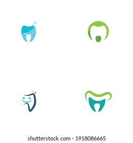 Logo dental Diseño de iconos de ilustraciones vectoriales de plantillas