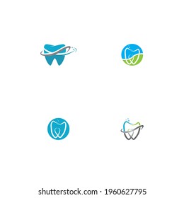 Dental logo Template vector illustration icon design
