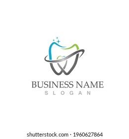 Dental logo Template vector illustration icon design
