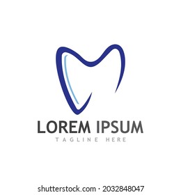 Logo dental Diseño de iconos de ilustraciones vectoriales de plantillas
