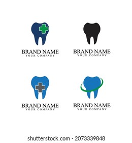 Dental logo Template vector illustration icon design