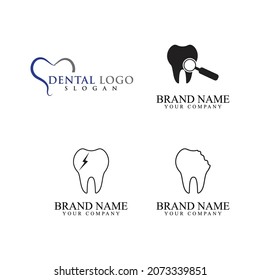 Dental logo Template vector illustration icon design
