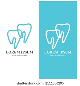 Logo dental Diseño de iconos de ilustraciones vectoriales de plantillas