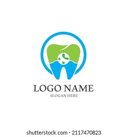 Dental logo Template vector illustration icon design