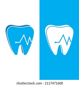 Logo dental Diseño de iconos de ilustraciones vectoriales de plantillas