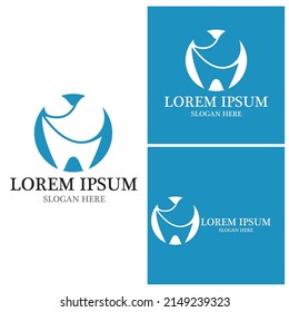 Logo dental Diseño de iconos de ilustraciones vectoriales de plantillas