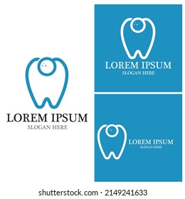 Logo dental Diseño de iconos de ilustraciones vectoriales de plantillas