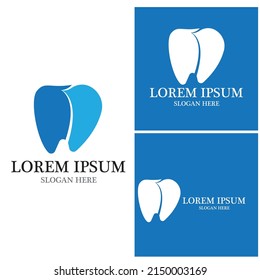 Logo dental Diseño de iconos de ilustraciones vectoriales de plantillas