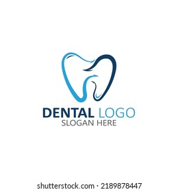 Logo dental Diseño de iconos de ilustraciones vectoriales de plantillas
