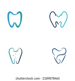 Logo dental Diseño de iconos de ilustraciones vectoriales de plantillas