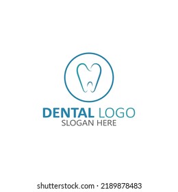 Logo dental Diseño de iconos de ilustraciones vectoriales de plantillas