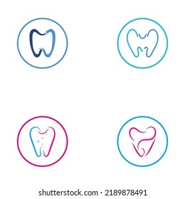 Dental logo Template vector illustration icon design