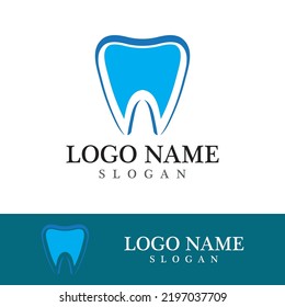 Plantilla de logotipo dental Icono de ilustración vectorial
