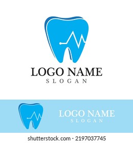 Dental logo template vector illustration icon design