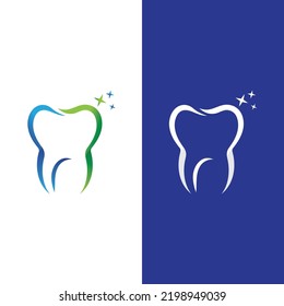 Plantilla de logotipo dental Icono de ilustración vectorial