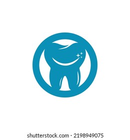 Plantilla de logotipo dental Icono de ilustración vectorial