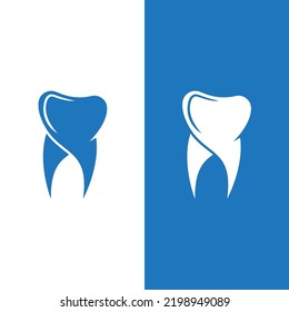 Plantilla de logotipo dental Icono de ilustración vectorial