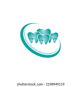 Plantilla de logotipo dental Icono de ilustración vectorial