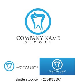 Dental logo Template vector illustration icon design