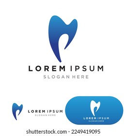 Logo dental Diseño de iconos de ilustraciones vectoriales de plantillas