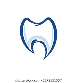 Plantilla de logotipo dental Icono de ilustración vectorial