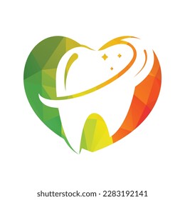 Dental logo Template vector illustration design. Dental Clinic Logo Teeth abstract design vector template.