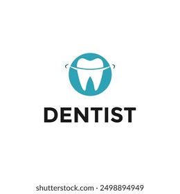 Diseño de icono de Ilustración vectorial de Plantilla de logotipo dental