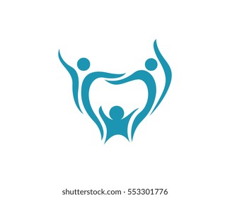 Dental logo Template vector illustration icon design