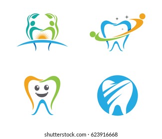 Dental logo Template vector illustration icon design