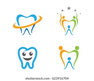 Dental logo Template vector illustration icon design