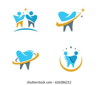 Dental logo Template vector illustration icon design