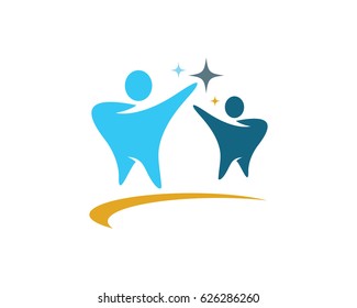 Dental logo Template vector illustration icon design
