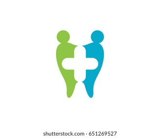 Dental logo Template vector illustration icon design
