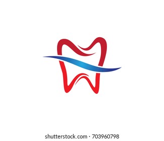 Dental logo Template vector illustration icon design