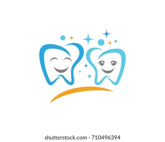 Dental logo Template vector illustration icon design