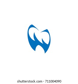 Dental logo template vector illustration