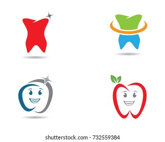 Logo dental Diseño de iconos de ilustraciones vectoriales de plantillas