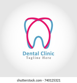 Dental logo Template vector illustration icon design. EPS 10.