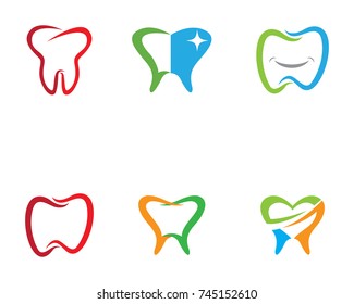 Dental logo Template vector illustration icon design