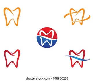 Dental logo Template vector illustration icon design
