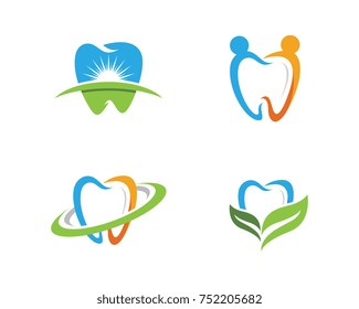 Dental logo Template vector illustration icon design