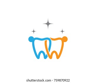 Dental logo Template vector illustration icon design