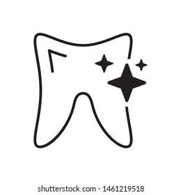 Dental logo template vector tooth icon design