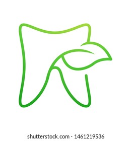 Dental logo template vector tooth icon design