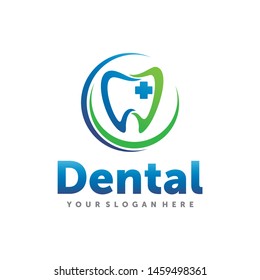 Dental Logo, Tooth Dental, Dental care Vector