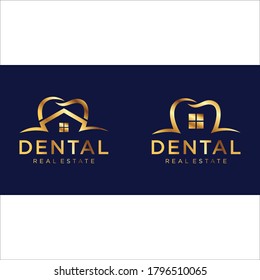 inspiración de diseño vectorial de logotipo dental