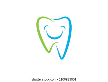 Dental logo vector icon template